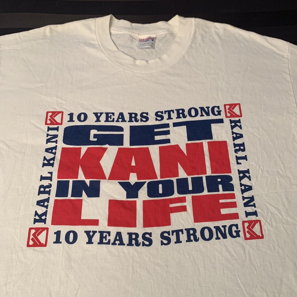 Vintage Karl Kani T Shirt Size XL Get Kani in your Life 90’s Hip Hop