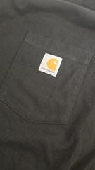 XL Carhartt Force | Relaxed Fit Long Sleeve Black Shirt Mens | Chest Pocket