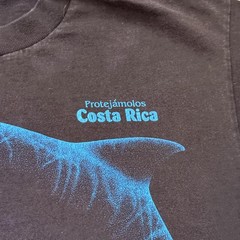 Vintage 90s Costa Rica Dolphins Shirt Mens L Black Ocean Nature Art