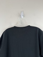 CUTS AO Henley Curve-Hem Tee Medium Black PYCA Pro® Elongated Short Sleeve Shirt