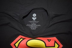 DC Comics Superman Red & Yellow Symbol Logo Mens Black Shirt New S-3XL