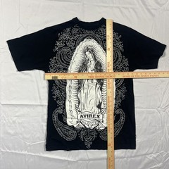 GUC Avirex Virgin Mary Graphic T-Shirt Mens Size S Jesse Pinkman Black Breaking