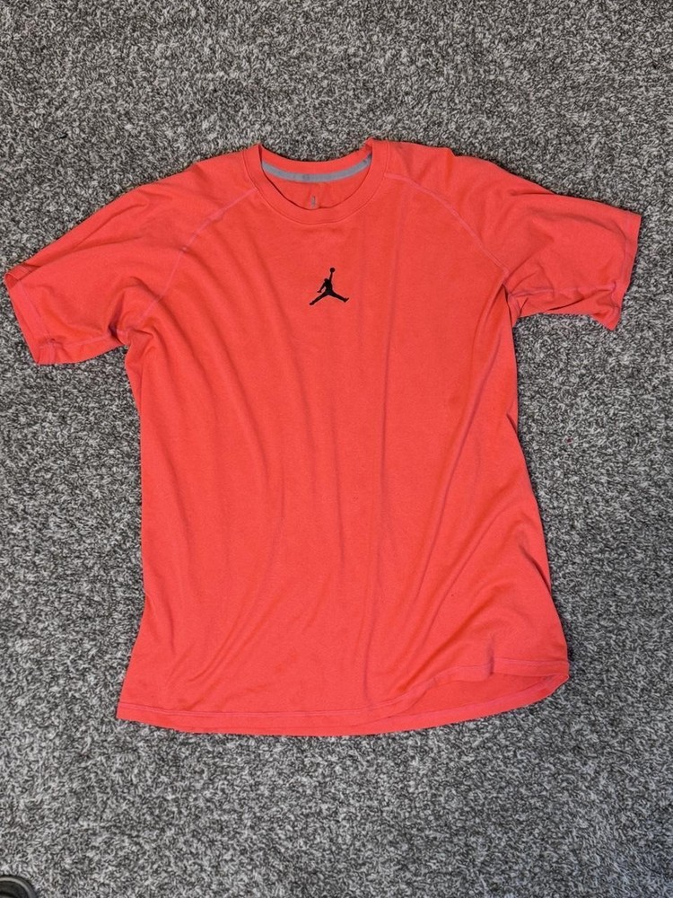 Nike Air Jordan Dri-FIT Center Jumpman Shirt – Infrared / Neon Red