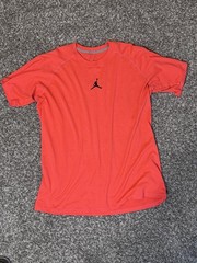 Nike Air Jordan Dri-FIT Center Jumpman Shirt – Infrared / Neon Red