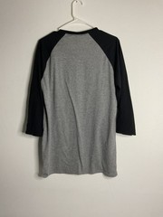 Jerzees Men’s Tri-Blend T-Shirt 3/4 Sleeve Soft Raglan Baseball Tee Size L