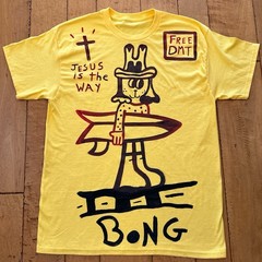 Rare Japan Surf Skater Brand T-Shirt Streetwear Surf Punk Beach Goth Size L 420