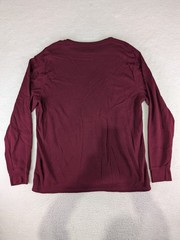 POLO RALPH LAUREN Waffle Knit Crewneck Pull-On Thermal Maroon Shirt Men’s 2XL
