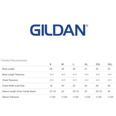 5 Pack Of Gildan G570 Adult Heavy Cotton Three-Quarter Raglan Sleeve T-Shirt