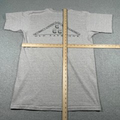 Vintage Chiropractic Shirt Adult Medium Gray Single Stitch Old Saybrook Mens 90s