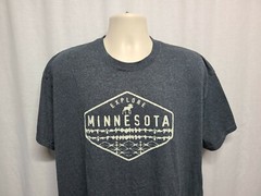 Explore Minnesota Adult Gray XL TShirt