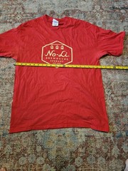 No-Li Brewing Company Logo Red T-shirt Large