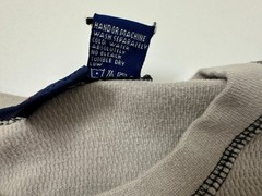 Vintage 90s Waffle-Knit Shirt XXL Tight Fit Contrast Stitch Heavy Cotton MOST