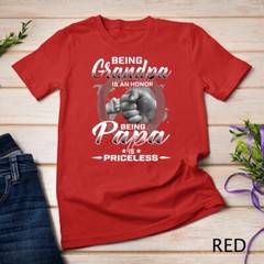 being grandpa is an honor being papa is priceless father T-Shirt Unisex T-shirt