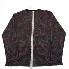 Fabio Caviglia NWOT Long Sleeve T-Shirt Size Medium in Dark Taupe/Multi Print