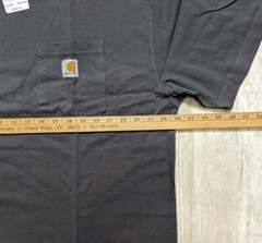 NWT Carhartt Short Sleeve Charcoal IRREGULAR Pocket T-Shirt Men’s XL