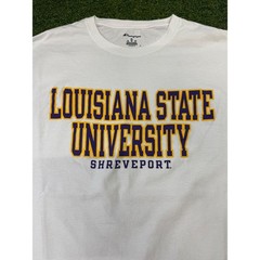 LSU Shreveport LSUS Graphic T-Shirt Mens XL White Short Sleeve Tee