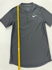Nike Men Dri-FIT Dark Gray Polo Size M Regular Fit Moisture Wicking