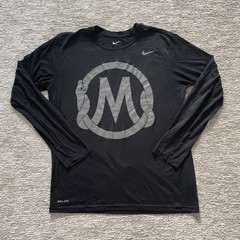 Nike Kobe Bryant Mamba Sports Academy Shirt Long Sleeve Black Large Dri-Fit