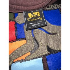 DRUNKNMUNKY Y2K vintage Fabric Applique Monkey Graphic T-shirt Mens Size Med