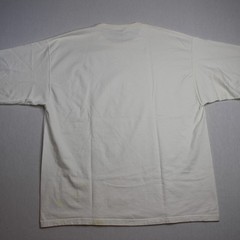 Vintage Pluma T Shirt Blank XL White Heavyweight Cotton 90s Casual RARE distress