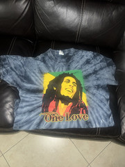Bob Marley One Love Tie-Dye Reggae Crew Neck Long Sleeve Unisex