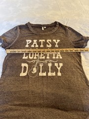 DOLLY LORETTA PATSY – Unisex Cotton T-Shirt Tee Shirt Black
