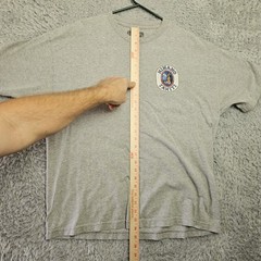 Hinano Tahiti T Shirt Beer Island Girl XL Gray Cotton *Armpit Stains