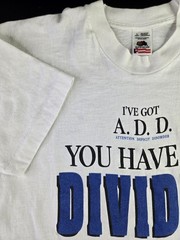 1995 A.D.D Adderall Joe Blow T’s Comedy Drug Autism, Sz M 20×27″, Single Stitch
