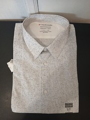 NWT Calvin Klein Men’s Large Extreme Slim Fit Temperature Regulation Dress Shirt