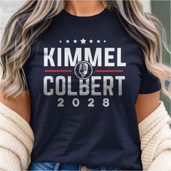 Kimmel Colbert 2028 Shirt: Jimmy Kimmel and Stephen Colbert for President T-Shir