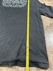 Polo Country Ralph Lauren Long Sleeve Graphic Shirt Men’s Large NWT Gray Black