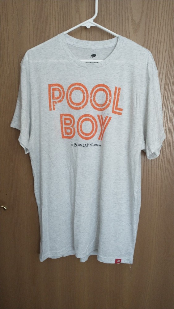 NWOT Lightweight Crewneck XL Lt Gray/Heather Pool Boy SS Sportiqe T-shirt