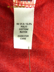 LEAGUE 91 SZ M Polyes/Cotton/Rayon Men’s ITHACA COLLEGE Logo 2 Button T- Shirt