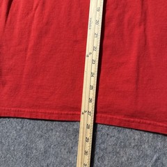 Kevin Fowler T Shirt Mens Large Autographed Signed Red Short Sleeve Band Tee