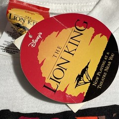 New With Tags Vintage Lion King Shirt Disney Simba Movie Promo 90s XL