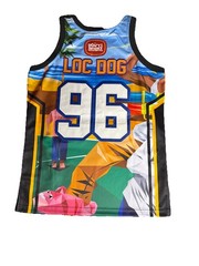 Headgear Classics Don’t Be a Menace Loc Dog Basketball Jersey Men’s L NWOT