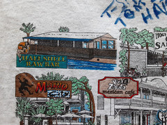Bars of Key West Florida T Shirt Adult L – Bartender Signed – Delta Pro Weights