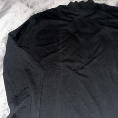 NWT Rawlings Mens Long Sleeve Shirt Black Sz Large New Baseball Softball Cotton