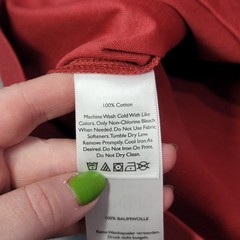 Eddie Bauer T Shirt Mens Large Red Legend Wash Crew Neck Pocket Casual NWT