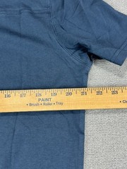 Kuhl Shirt Men Medium Cotton Blue Hiking Trek Mountain New