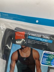 Hanes Blue Label Comfort Blend Tagless Tanks (Pack of 4) New With Tags Size XL