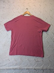 Cactus Man Ricky Singh Men’s XL V-Neck Sueded T-Shirt Short Sleeve Heathered Red