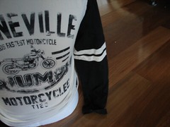 Lucky Brand Triumph Shirt Mens Size Small Long Sleeve Bonneville 1956