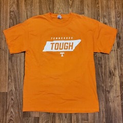 Tennessee Vols Shirt Adult Large Orange Tennessee Tough Alstyle Football