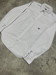 Henry Cottons Italian Classic Check Pink Longsleeve Shirt Size L