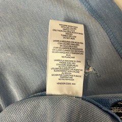 Lands End Mens Classic Fit Stretch Tee Shirt BLUE Crewneck SMALL Short Sleeve
