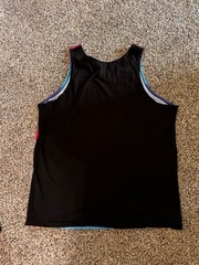 Hybrid Tees Good Vibes Only Tie-Dye Graphic Print Sleeveless Tank Top XL/XG