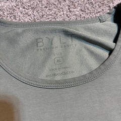 BYLT Shirts Mens XL Green Brown Lux Drop Cut Stretch Tagless Crewneck Lot Of 2