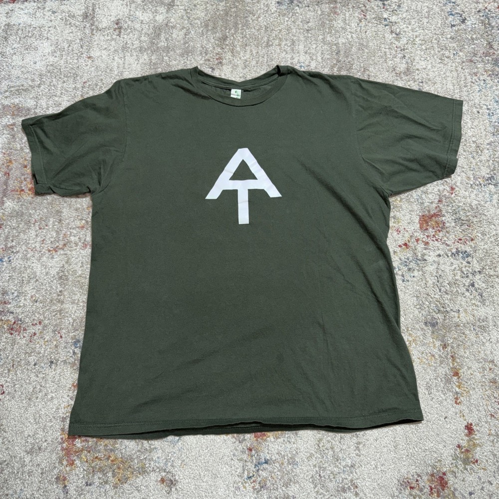 Appalachian Trail Maine To Georgia Tshirt Green Size XL Anvil Organics