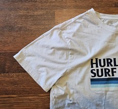 N/A HURLEY mens big &tall T-shirt SIZE 2XL COLOR WHITE